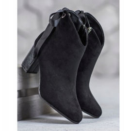 Filippo Botas Pretas Elegantes preto 1