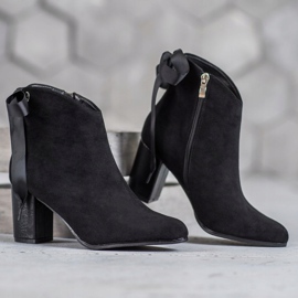 Filippo Botas Pretas Elegantes preto 2