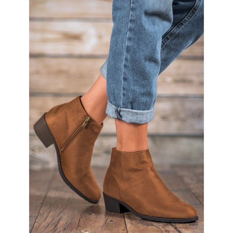 Filippo Botas femininas camelo castanho 2