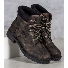 Botas brilhantes VICES marrom 1