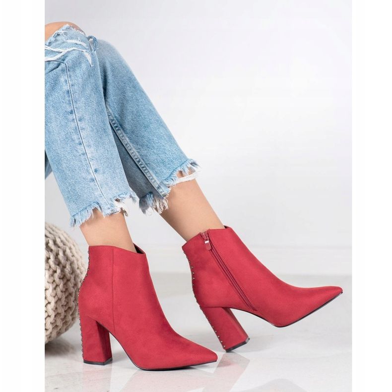 Seastar Botas sexy com jatos vermelho 1