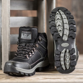 Arrigo Bello Botas de inverno amarradas preto 2