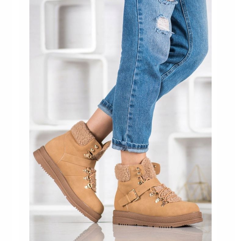 Botas VICES elegantes marrom 2