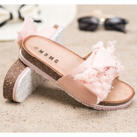 SHELOVET Chinelos têxteis rosa 1