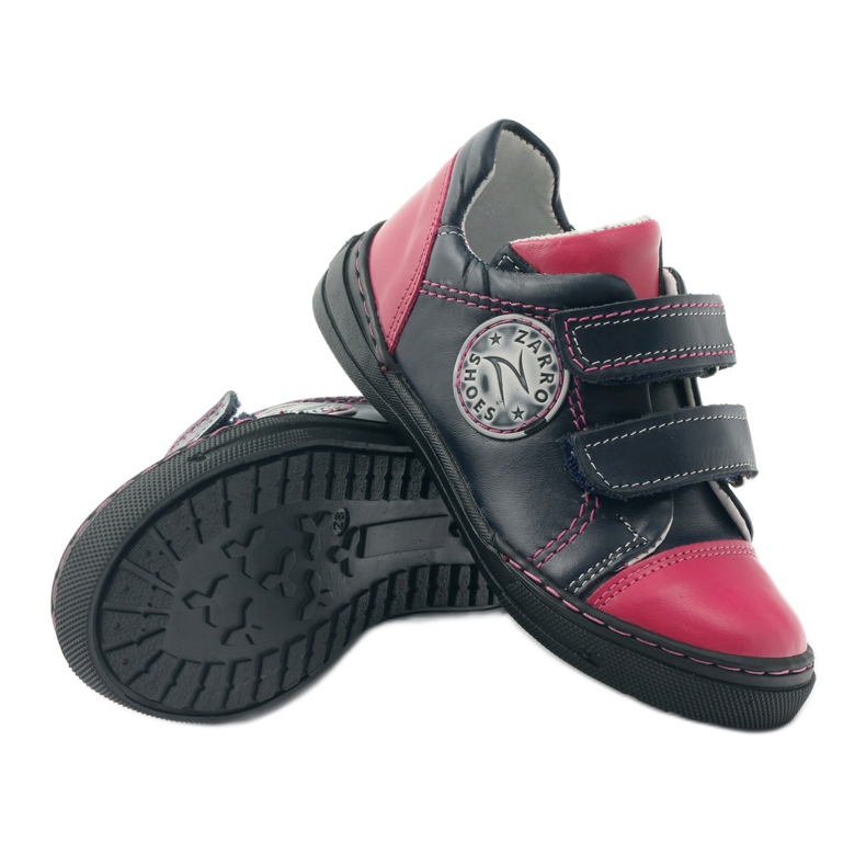 Sapatos de menina Zarro 85/09 rosa azul marinho multicolorido 3