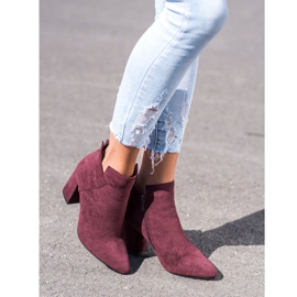 Botas altas VINCEZA vermelho 1