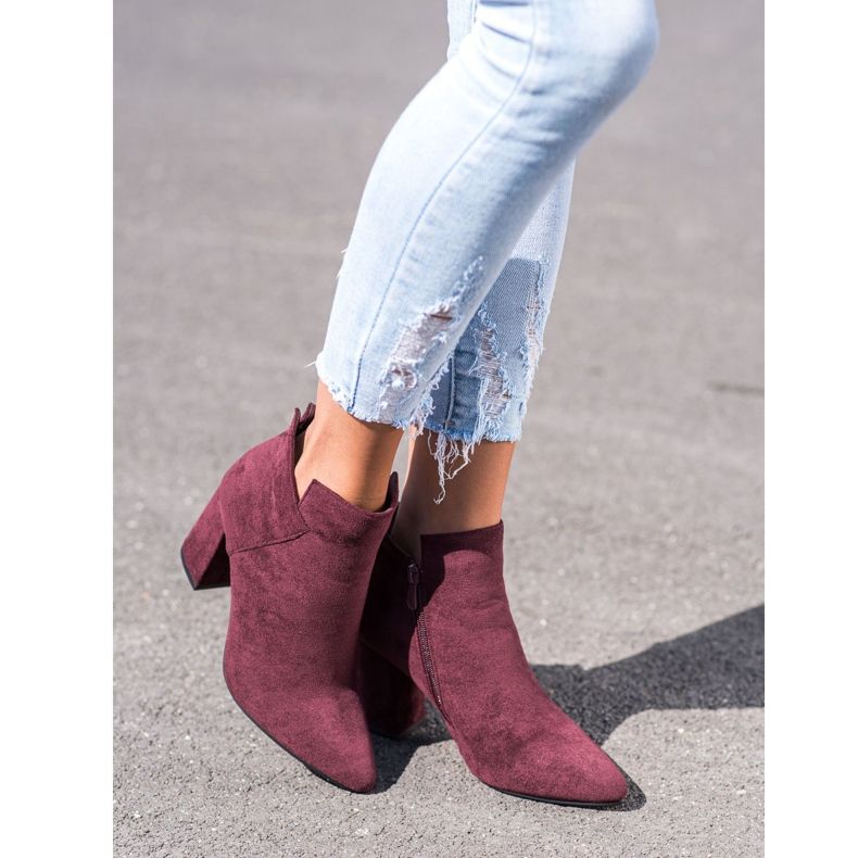 Botas altas VINCEZA vermelho 1