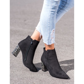 Botas com motivo de cobra VINCEZA preto 2