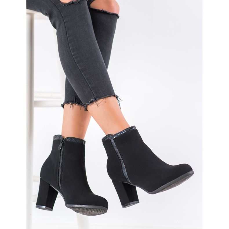 Weide Botas elegantes preto 1