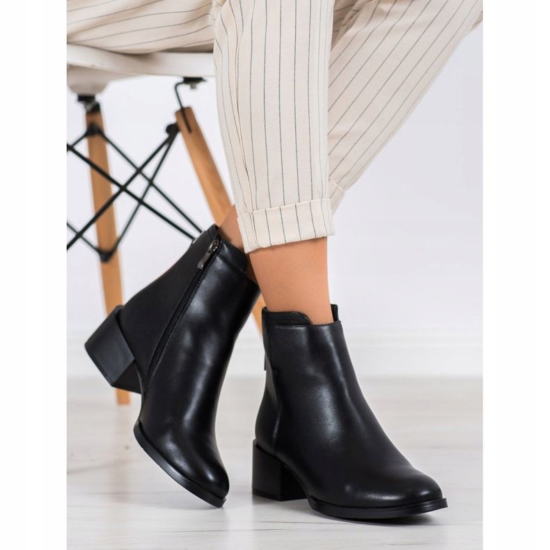 Filippo Botas Pretas Confortáveis preto 2