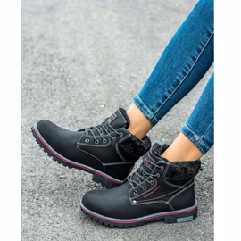 Arrigo Bello Calçado para trekking quente preto 2