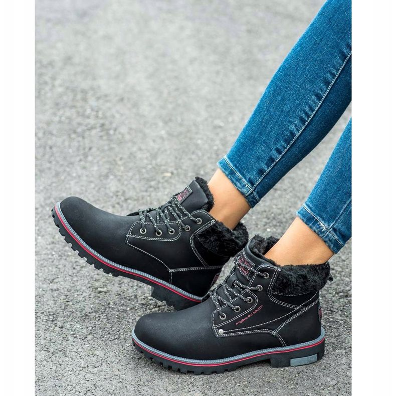 Arrigo Bello Calçado para trekking quente preto 2