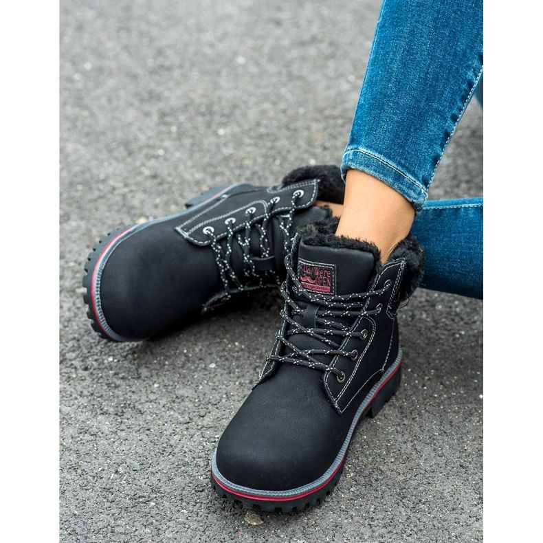 Arrigo Bello Calçado para trekking quente preto 1