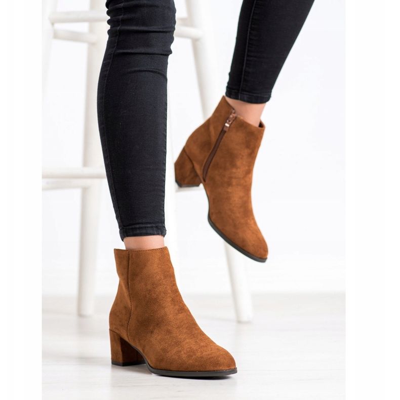 Sergio Leone Botas femininas com isolamento castanho 2