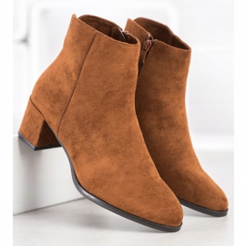 Sergio Leone Botas femininas com isolamento marrom 1