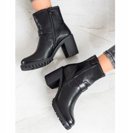Marquiz Botas Pretas Com Fivela preto 2