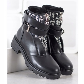 Seastar Sacos de zíper na moda preto 2 Seastar Sacos de zíper na moda preto 2