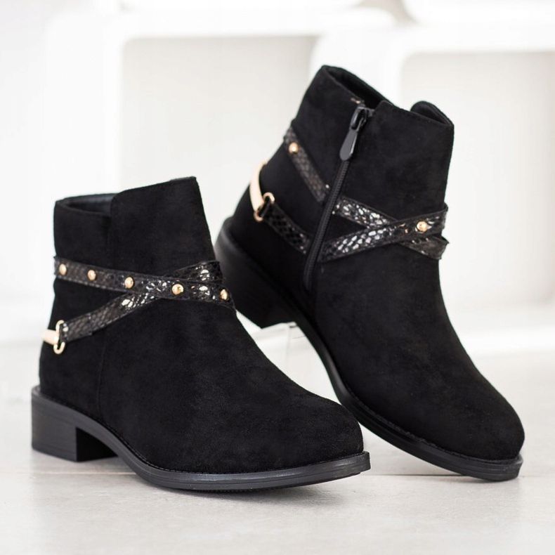 Bestelle Botas pretas elegantes preto 2