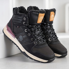 Arrigo Bello Sapatos de trekking pretos 1