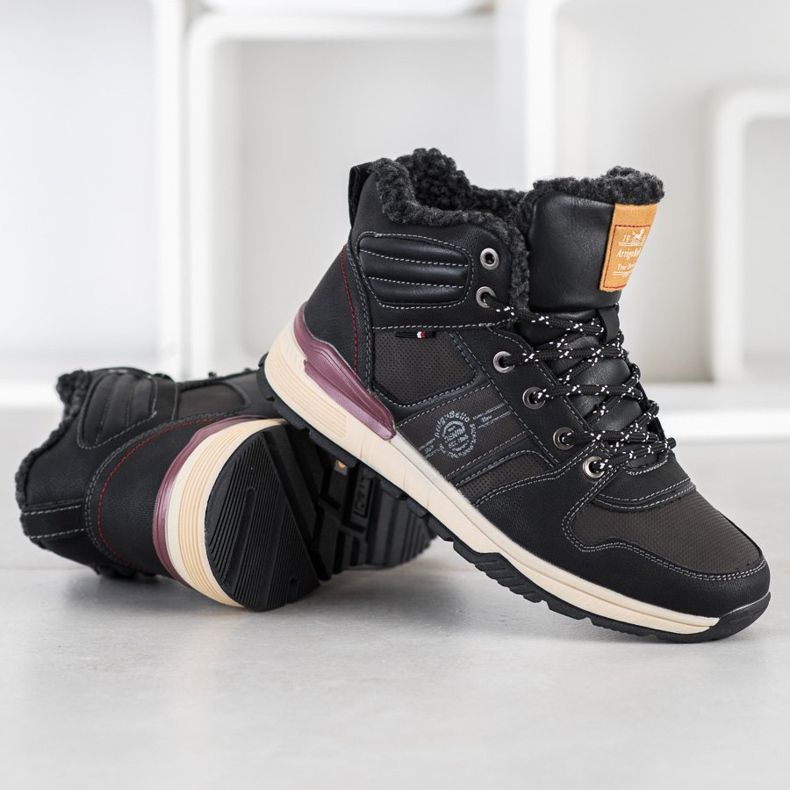 Arrigo Bello Sapatos de trekking pretos 2