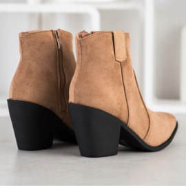 Small Swan Botas elegantes no Spitz bege 1