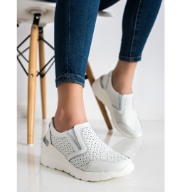 Goodin Tênis de couro branco 2