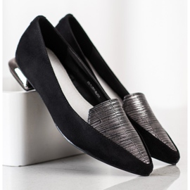 Goodin Bombas elegantes no Spitz preto 2