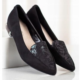 Goodin Bombas elegantes no Spitz preto 2