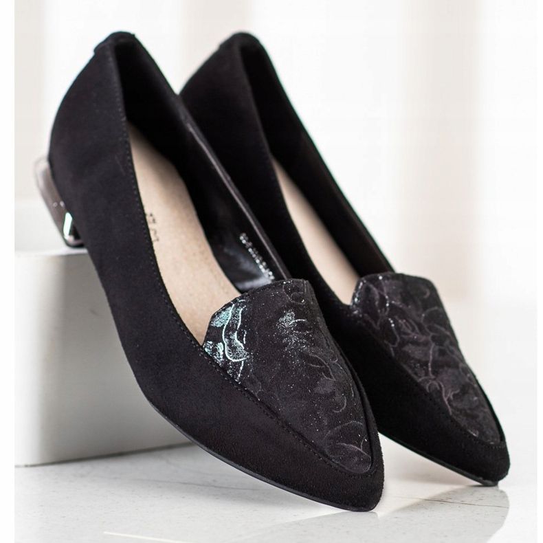 Goodin Bombas elegantes no Spitz preto 2