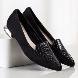 Goodin Bombas elegantes no Spitz preto 2