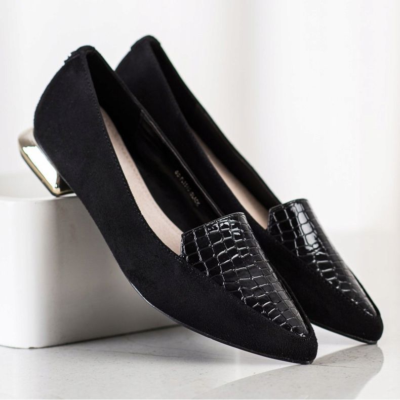 Goodin Bombas elegantes no Spitz preto 2