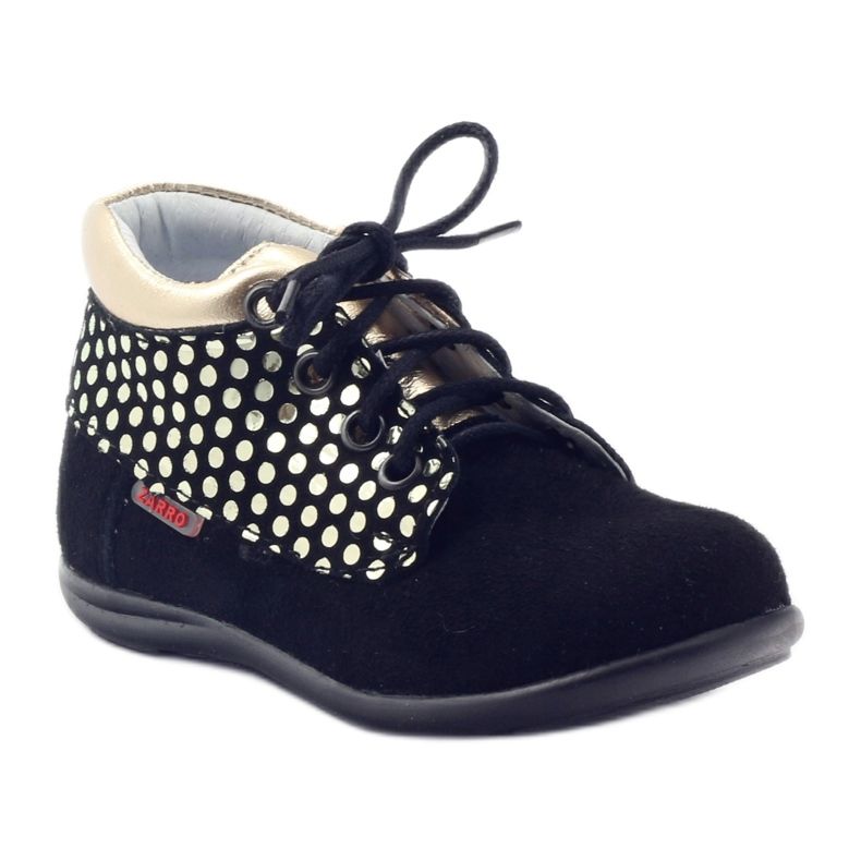 Botas de menina Zarro 82/4 ouro preto dourado 1