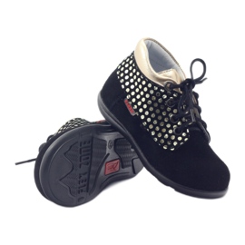 Botas de menina Zarro 82/4 ouro preto dourado 3