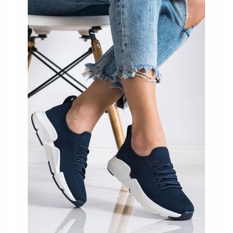 Tênis feminino Big Star DD274581 azul marinho 2