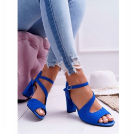 Sandálias Em Bar Sergio Leone SK868 Azul 2