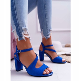 Sandálias Em Bar Sergio Leone SK868 Azul 1