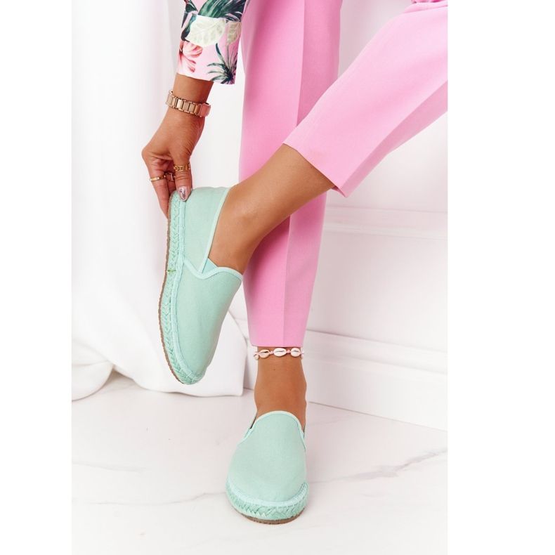 Alpercatas verdes na sola trançada Big Star DD274A141 2