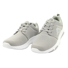 Sapatos masculinos Kappa Sash cinza-branco 242706 1410 1