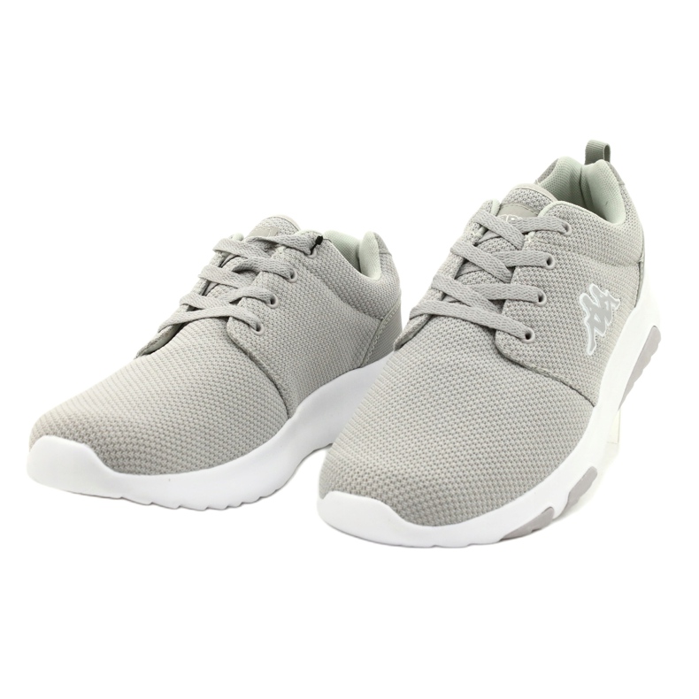 Sapatos masculinos Kappa Sash cinza-branco 242706 1410 1
