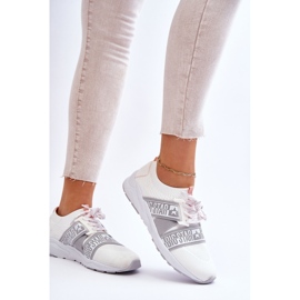 Sapatos esportivos femininos com espuma viscoelástica Big Star HH274355 branco 2