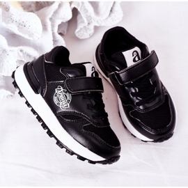 Apawwa Calçados infantis esportivos tênis preto Skatepark 1