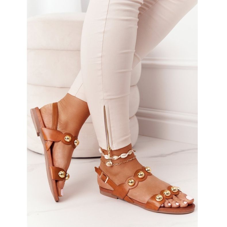 Sandálias Com Jatos S.Barski 541-52 Marrom castanho 1