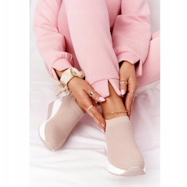 Tênis Openwork Slip-On On Wedge Beige Harmony bege branco 1 Tênis Openwork Slip-On On Wedge Beige Harmony bege branco 1