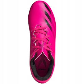 Botas de futebol adidas X Ghosted.4 FxG rosa FW6950 1