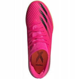 Chuteiras Adidas X Ghosted.3 In Jr FW6925 rosa rosa 1