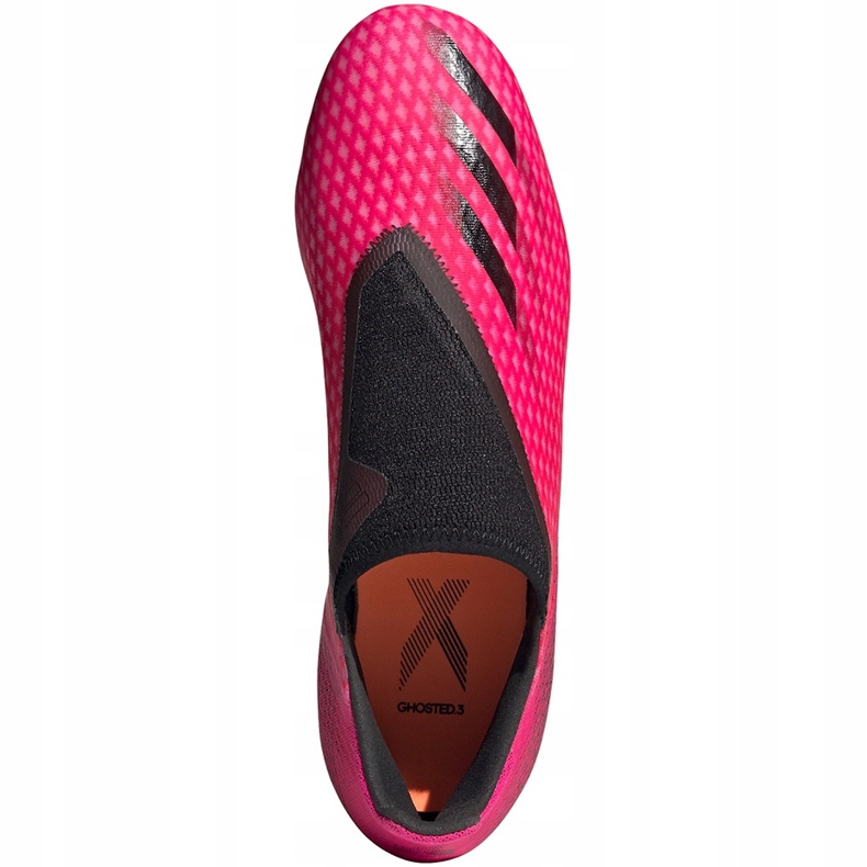 Chuteiras Adidas X Ghosted.3 Ll Fg FW6968 rosa rosa 1