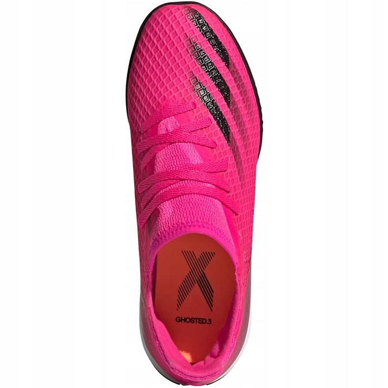 Chuteiras Adidas X Ghosted.3 Tf Jr FW6927 rosa rosa 1