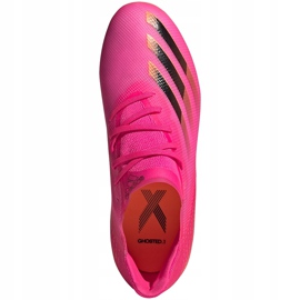 Chuteiras Adidas X Ghosted.1 Fg Jr FW6956 rosa 1