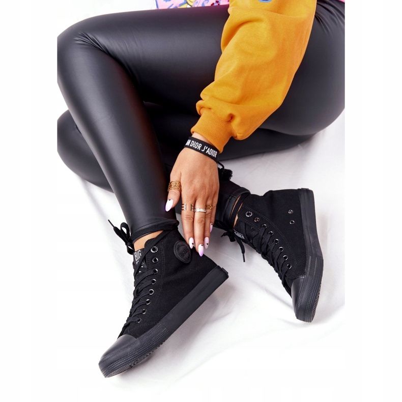 Tênis cano alto Big Star FF274A170 preto 2