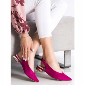 Goodin Bombas elegantes no Spitz rosa 1
